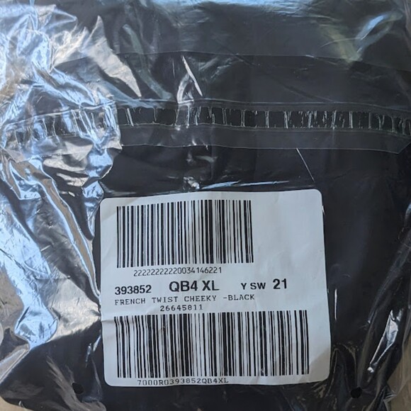NWT Victoria's Secret Swim XL Black Twist Cheeky Monokini One-Piece Swimsuit - Picture 7 of 7